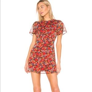 X REVOLVE Lotte Dress in Red Mixed Floral
House of Harlow 1960 Size Small